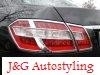 Mercedes W212 E Klasse AMG Look Chromen Achterlampramen Bj 2009-2013