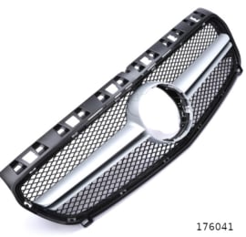 MERCEDES W176 A KLASSE AMG LOOK GRILL SPORTGRILL  Bj  2012-09/2015 Zwart/Chroom