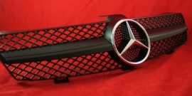 Mercedes W219 CLS AMG Look Grill Matzwart Met Chromen Ster Bj 2004-2008