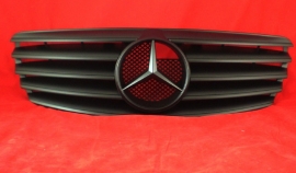 Mercedes W211 E Klasse AMG Look Grill Matzwart Met Matzwarte Ster Bj 2002-06/2006