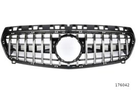 Mercedes W176 A Klasse PANAMERICANA AMG GT Look Grill Grille Sportgrill  Bj 2012-09/2015 Zwart/Chroom