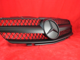 Mercedes R230 SL AMG Look Grill Sportgrill  Bj 2001-2011 Matzwart