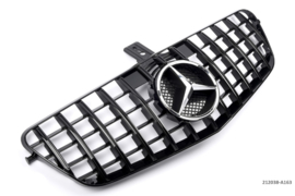 Mercedes W212 E Klasse Panamericana GT AMG Look Grill  Glanszwart Bj 04/2009-2013