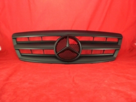 Mercedes W220 S Klasse AMG Look Grill Matzwart Met Matzwarte Ster Bj 2002-2006