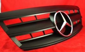 Mercedes W220 S Klasse AMG Look Grill Matzwart Met Chromen Ster Bj 2002-2006