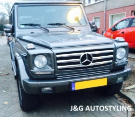 Mercedes W463 Grill G Klasse  AMG Look BJ 1990-2018  zwart/chroom