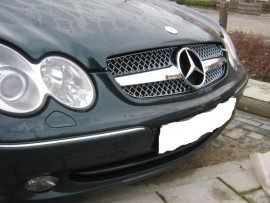 Mercedes W209 CLK AMG look Grill Chroom Bj 2002-2010