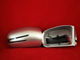 Mercedes W211 E Klasse AMG Look Spiegelkappen Upgrade V-Led Zilver Bj 2002-06/2006