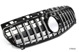 Mercedes W176 A Klasse PANAMERICANA AMG GT Look Grill Grille Sportgrill  Bj 2012-09/2015 Zwart/Chroom