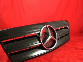 Mercedes W208 CLK AMG Look Grill Glanszwart Bj 1997-2003