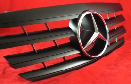 Mercedes W210 E Klasse AMG Look Grill Matzwart Met Chromen Ster Bj 1999-2002