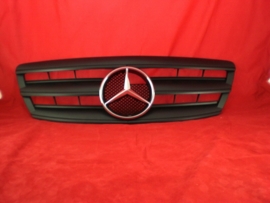 Mercedes W220 S Klasse AMG Look Grill Matzwart Met Chromen Ster Bj 2002-2006