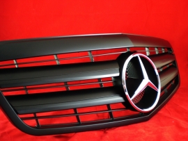 Mercedes W212 E Klasse AMG Look Grill Matzwart Met Chromen Ster Bj 2009-2013