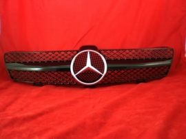 Mercedes W219 CLS AMG Look Grill Glanszwart  Bj 2004-2008