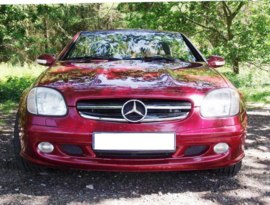 Mercedes R170 SLK AMG Look Grill Bj 1995-2004 Zwart/chroom