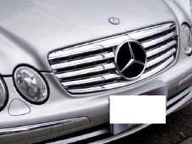 Mercedes W211 E Klasse AMG Look Grill Chroom Bj 2002-06/2006