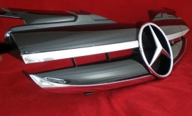 Mercedes R170 SLK AMG Look Grill Bj 1995-2004 Zwart/chroom