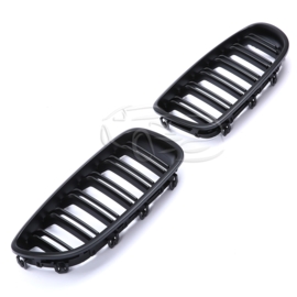 BMW M5 Look Grill Sportgrill Koelergrill Grille Nieren Performance  5ER F10 F11 Matzwart