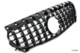 MERCEDES C117 CLA PANAMERICANA AMG GT LOOK Grill Bj  2013-2019 Glanszwart