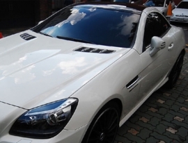 Mercedes R172 SLK AMG Look Chromen Motorkap Vinnen Bj 2011-2015