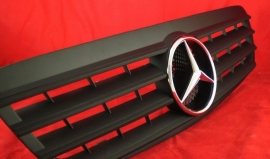 Mercedes W220 S Klasse AMG Look Grill Matzwart Met Chromen Ster Bj 1998-2002