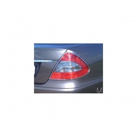 Mercedes W211 E Klasse AMG Look Chromen Achterlampramen Bj 07/2006-2009