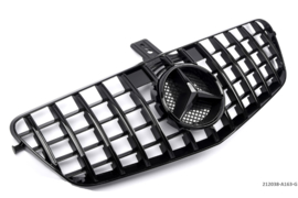 Mercedes W212 E Klasse Panamericana GT AMG Look Grill Glanszwart Bj  04/2009-2013