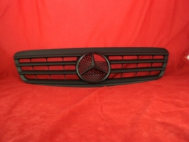 Mercedes W220 S Klasse AMG Look Grill Matzwart Met Matzwarte Ster Bj 1998-2002