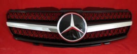 Mercedes R230 SL AMG Look Grill Sportgrill  bj 2001-2011 Zwart/chroom