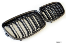 BMW 1 Serie  Nieren Grill Bubbelspaak Nieren  Performance F20 F21 Glanszwart Bouwjaar Tm 1//2015