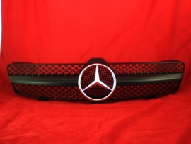 Mercedes W219 CLS AMG Look Grill Matzwart Met Chromen Ster Bj 2004-2008