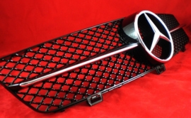 Mercedes W219 CLS AMG Look Grill Zwart/Chroom Bj 2008-2010