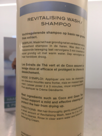 Cyberhair en Vital hair shampoo, Revitalising wash, ook voor Echt haar haarwerken - 1 Liter.