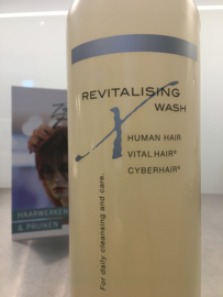 Cyberhair en Vital hair shampoo, Revitalising wash, ook voor Echt haar haarwerken - 1 Liter.