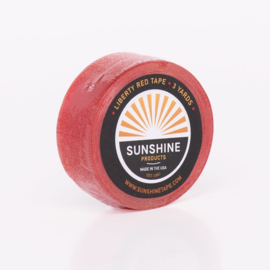 Sunshine Liberty red tape, Red liner als ondertape en plakken