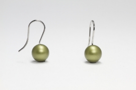 Apero ball earrings ( apple green)