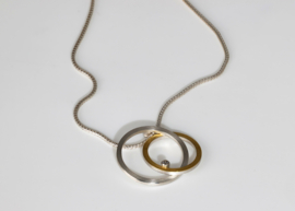 Manu schmuck hanger met 2 ringen