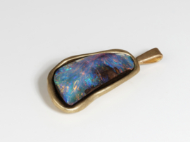Blue Opal with gold