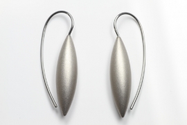 Tulp earrings ( gray)