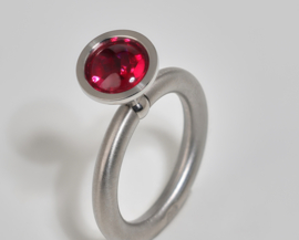 Swivel ring kleine schaal rood