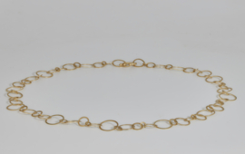 Tezer gouden ringen collier