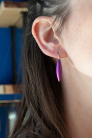 Tulp earrings (purple)