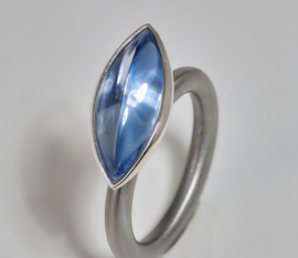 Swivel ring calypso licht blauw