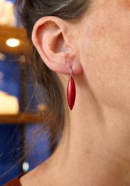 Tulp earrings (red)