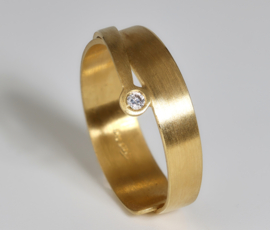 Tezer ring, asymmetrie wikkel