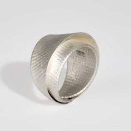 Martin Wittwer zilveren vouw ring