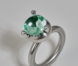 Swivel Ring Trias Gross hell grün (erinite)