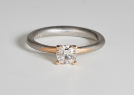 Two tone sparkel (rood/wit)