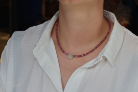 Manu Schmuck halskette  mit rosa Turmalin