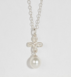 Brigitte Adoplh silver pendant with pearl